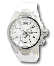 Load image into Gallery viewer, TechnoMarine Sea Dream Womens 42mm Dual-Time Faces White Leather Watch TM-716003-Klawk Watches