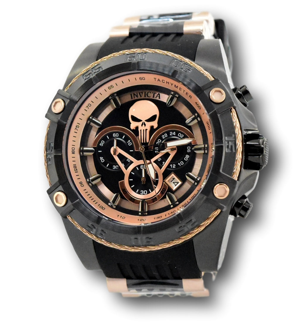 Invicta Marvel Punisher Limited Edition 52mm Rose Gold Chronograph
