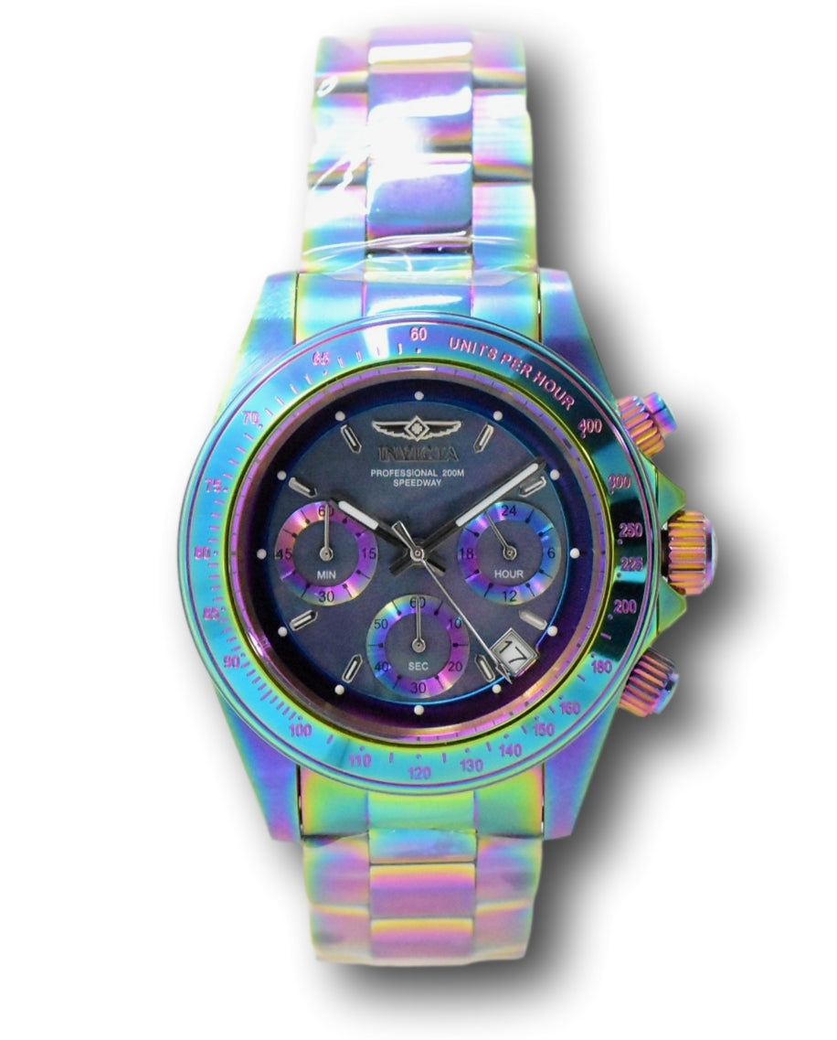 Invicta Speedway Men s 40mm Iridescent Rainbow Chronograph Watch