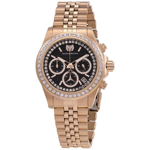 TechnoMarine Manta Ray Luxe Women's 40mm Rose Gold Crystals Watch TM-221018-Klawk Watches