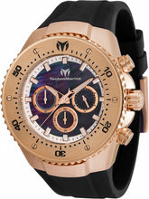 Load image into Gallery viewer, TechnoMarine Sea Manta Mens 48mm Black MOP Rose Gold Chronograph Watch TM-220069-Klawk Watches