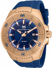 Load image into Gallery viewer, TechnoMarine Sea Manta Mens 48mm Deep Blue Dial Rose Gold Quartz Watch TM-220061-Klawk Watches