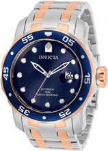 Load image into Gallery viewer, Invicta Pro Diver Automatic Men's 48mm Blue Dial Rose Gold Blue Dial Watch 33342-Klawk Watches