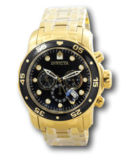 Load image into Gallery viewer, Invicta Pro Diver SCUBA Men's 48mm 18K Gold Plated Black Chronograph Watch 0072-Klawk Watches