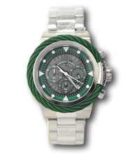 Load image into Gallery viewer, Invicta Bolt Sport Men's 50mm Silver Green Anatomic Chronograph Watch 27797 RARE-Klawk Watches