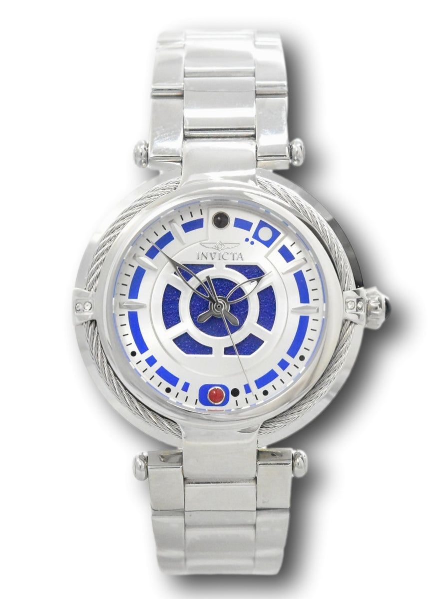 Invicta Star Wars R2-D2 Women's 40mm Limited Edition Silver Bolt Watch 26234