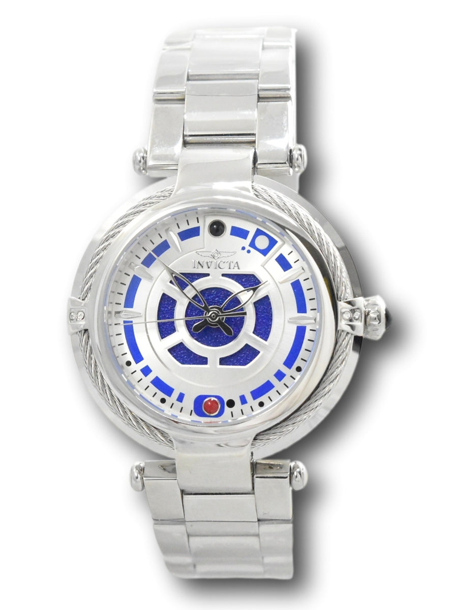 Invicta Star Wars R2-D2 Women's 40mm Limited Edition Silver Bolt Watch 26234