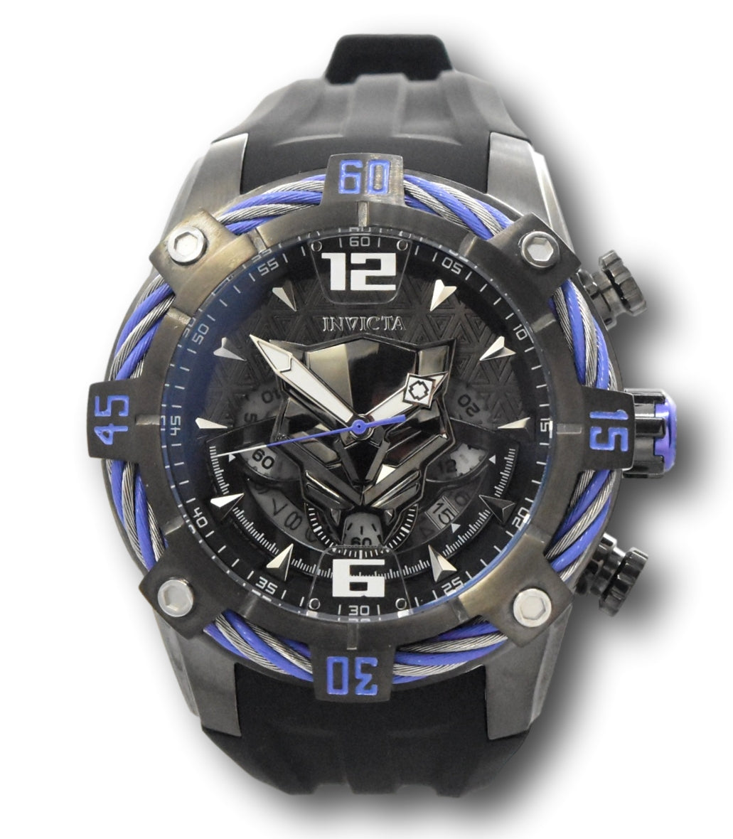 Invicta black chronograph on sale watch