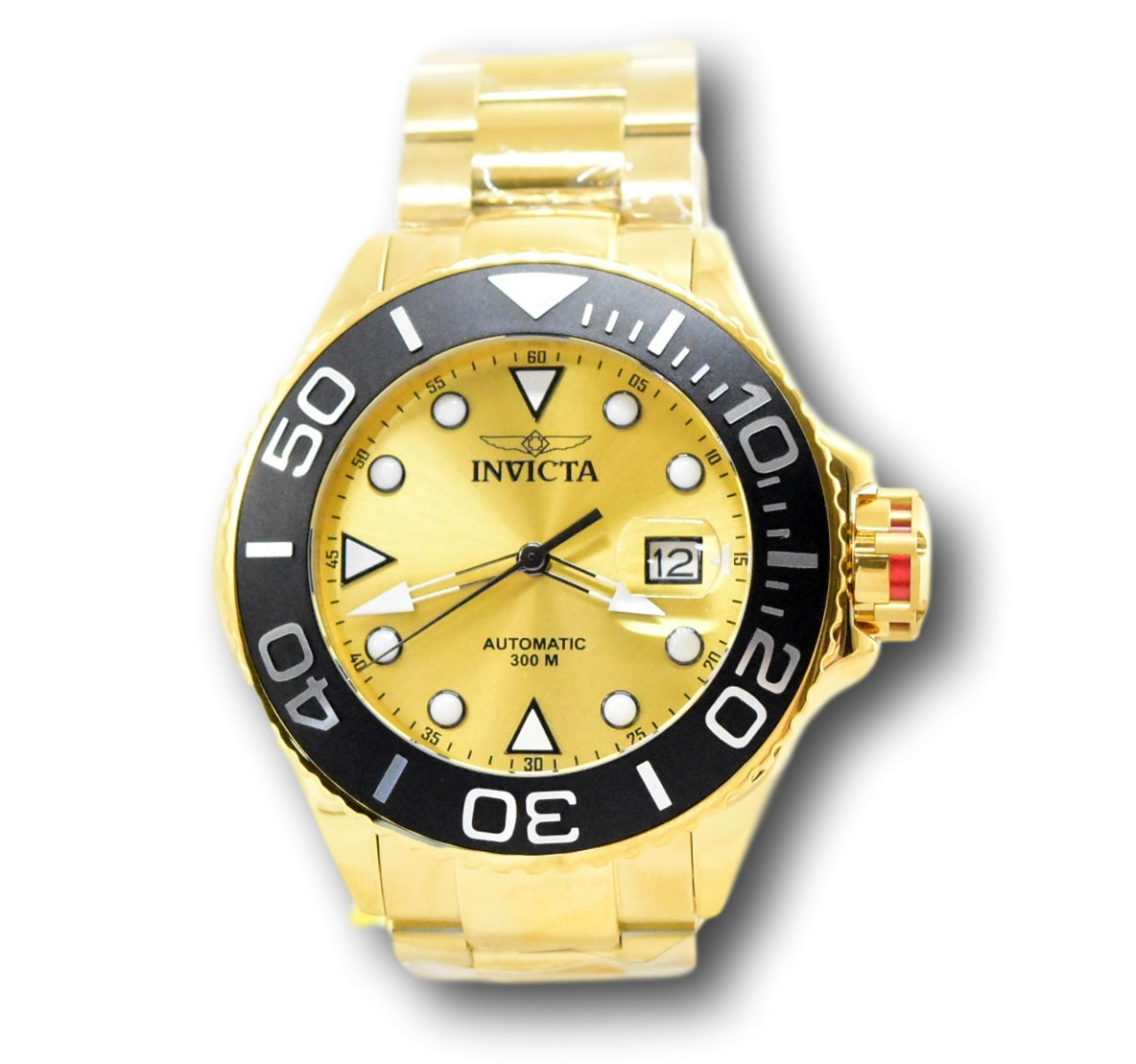 Invicta Grand Diver Automatic Men's 47mm Gold 300M Pro Watch 287 – Klawk Watches