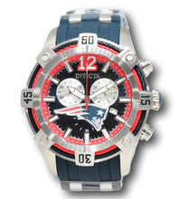 Load image into Gallery viewer, Invicta NFL New England Patriots Mens 52mm Blue Fly-Back Chronograph Watch 35809-Klawk Watches
