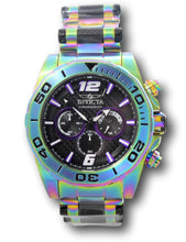 Load image into Gallery viewer, Invicta Speedway Men's 48mm Carbon Fiber Rainbow Iridescent Chrono Watch 36268-Klawk Watches