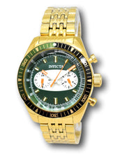Load image into Gallery viewer, Invicta Speedway Monaco Men's 43mm Dual Time Dials Green Dial Gold Watch 40528-Klawk Watches
