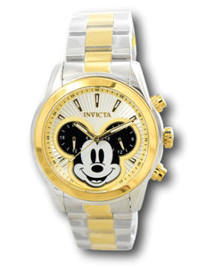 Invicta Disney Mickey Men's 44mm Two Tone Dual-Time Limited Edition Watch 37823-Klawk Watches