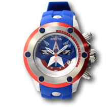 Load image into Gallery viewer, Invicta Marvel Captain America Limited 52mm Swiss Chronograph Watch 28420 RARE-Klawk Watches