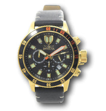 Load image into Gallery viewer, Invicta I-Force Men's 46mm Gold Stainless Black Leather Chronograph Watch 31397-Klawk Watches