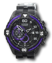 Load image into Gallery viewer, Invicta Aviator Men's 54mm Black Purple Carbon Fiber Chronograph Watch 36426-Klawk Watches