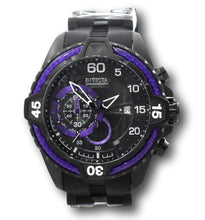 Load image into Gallery viewer, Invicta Aviator Men's 54mm Black Purple Carbon Fiber Chronograph Watch 36426-Klawk Watches