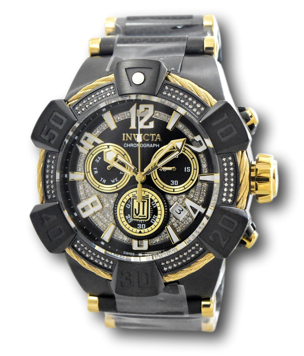 Invicta Jason Taylor .78 CTW Diamond Men's 52mm Swiss Chronograph