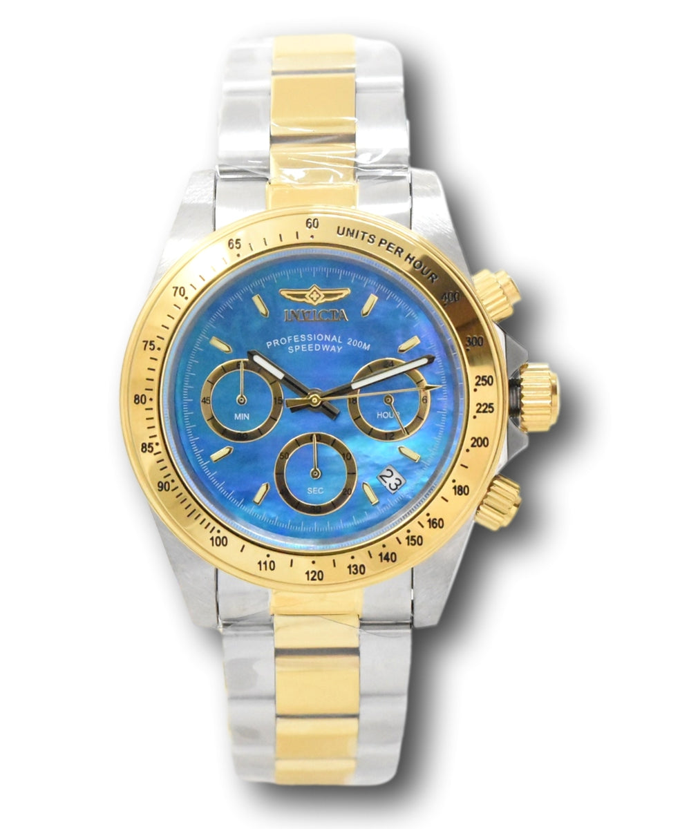 Invicta Speedway 40mm Blue Mother of Pearl Dial Two-Tone