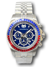 Load image into Gallery viewer, TechnoMarine Manta Ray Luxe Men's 47mm Blue Red Crystals Chrono Watch TM-221011-Klawk Watches