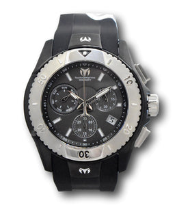 Technomarine UF6 Men's 45mm Double Black Swiss Chronograph Watch TM-616003-Klawk Watches