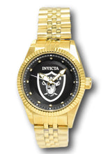 Load image into Gallery viewer, Invicta NFL Las Vegas Raiders Lady Women's 36mm Gold Stainless Watch 42533-Klawk Watches