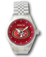 Load image into Gallery viewer, Invicta NFL San Francisco 49ers Men's 43mm Silver Stainless Quartz Watch 42416-Klawk Watches
