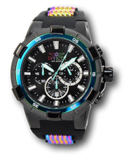 Load image into Gallery viewer, Invicta Aviator Men's 52mm Black Rainbow Iridescent Chronograph Watch 23691 RARE-Klawk Watches