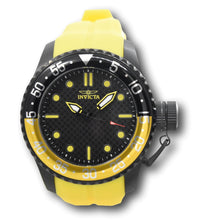 Load image into Gallery viewer, Invicta Pro Diver Men's 50mm Black Carbon Fiber Yellow Quartz watch 17513 Rare-Klawk Watches