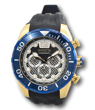 Load image into Gallery viewer, Invicta Pro Diver Men's 50mm Twisted Metal Blue & Gold Chronograph Watch 33823-Klawk Watches