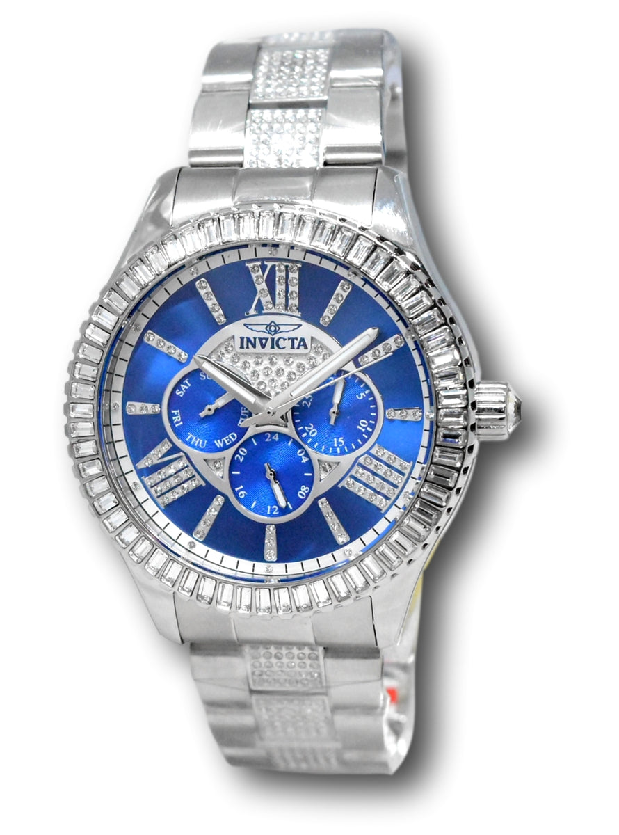 Invicta specialty chronograph quartz best sale blue dial men's watch