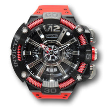 Load image into Gallery viewer, Invicta S1 Rally JM Correa Men's 58mm GMT Dual Time LARGE Black Red Watch 37655-Klawk Watches