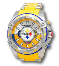 Load image into Gallery viewer, Invicta NFL Pittsburgh Steelers Men's 52mm Carbon Fiber Chronograph Watch 41965-Klawk Watches