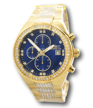Load image into Gallery viewer, Invicta Specialty Lux Men's 45mm Blue Dial Crystals Gold Chrono Watch 38605-Klawk Watches