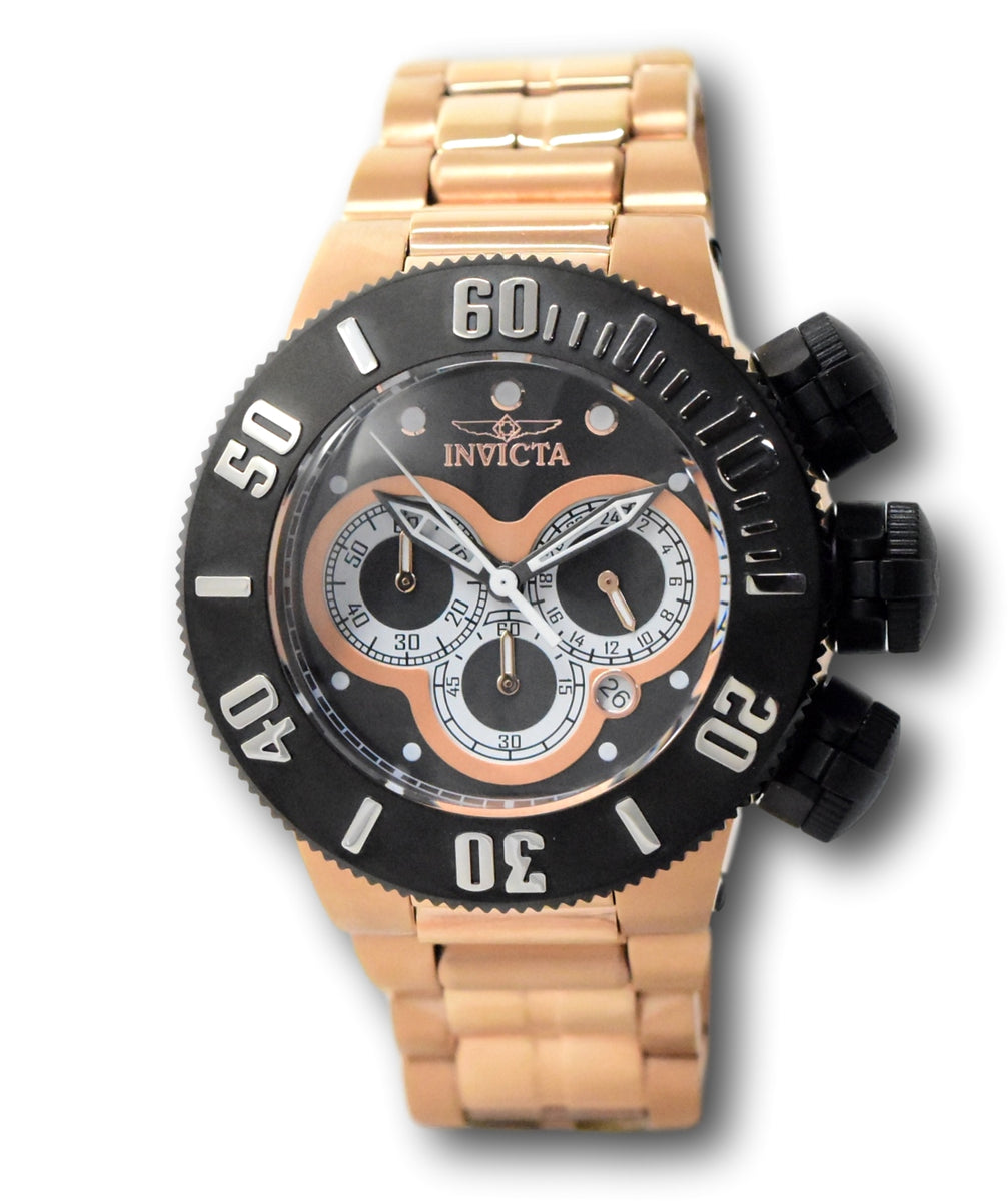 Invicta Subaqua Sea Dragon Men's 52mm Rose Gold Chronograph Caps