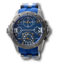 Load image into Gallery viewer, Invicta Coalition Forces Men's 50mm 4-Time Zones Blue Gunmetal Watch 39354-Klawk Watches