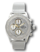 Load image into Gallery viewer, Invicta Pro Diver Women's 38mm Silver 399 PAVE Crystal Chronograph Watch 32934-Klawk Watches