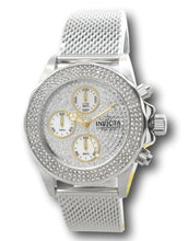 Load image into Gallery viewer, Invicta Pro Diver Women's 38mm Silver 399 PAVE Crystal Chronograph Watch 32934-Klawk Watches