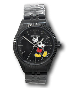 Invicta Disney Men's 43mm Limited Edition Mickey Black Stainless Watch 37852-Klawk Watches