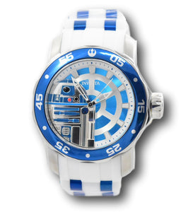 Invicta Star Wars R2D2 Limited Edition Mens 48mm White Silicone Watch 32518 RARE-Klawk Watches