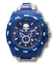 Load image into Gallery viewer, Invicta Marvel Punisher Men's 52mm Electric Blue Limited Ed Chrono Watch 38180-Klawk Watches