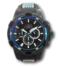 Load image into Gallery viewer, Invicta Aviator Men's 52mm Black Rainbow Iridescent Chronograph Watch 23691 RARE-Klawk Watches