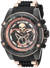 Load image into Gallery viewer, Invicta Marvel Punisher Limited Edition 52mm Rose Gold Chronograph Watch 26861-Klawk Watches