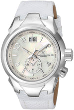 Load image into Gallery viewer, TechnoMarine Sea Dream Womens 42mm Dual-Time Faces White Leather Watch TM-716003-Klawk Watches