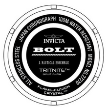 Load image into Gallery viewer, Invicta Bolt Vortex Tri-Cable Men's 52mm Black Stainless Chronograph Watch 27270-Klawk Watches