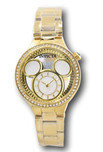 Load image into Gallery viewer, Invicta Disney Women's 35mm Limited Ed Gold Clear MOP Dial Mickey Watch 36264-Klawk Watches
