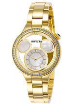 Load image into Gallery viewer, Invicta Disney Women's 35mm Limited Ed Gold Clear MOP Dial Mickey Watch 36264-Klawk Watches
