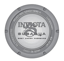 Load image into Gallery viewer, Invicta Subaqua Noma IV Men's 50mm Silver Dragon Chronograph Watch 48201-Klawk Watches
