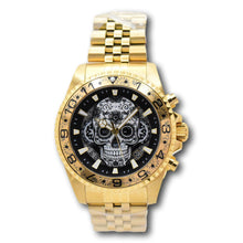 Load image into Gallery viewer, Invicta Pro Diver Dia Day Los Muertos 43mm Gold Skull Floral Chrono Watch 48951-Klawk Watches
