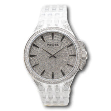 Load image into Gallery viewer, Invicta Luxury Pave Iced Men's 43mm 424 Crystal Silver Stainless Quartz 50299-Klawk Watches
